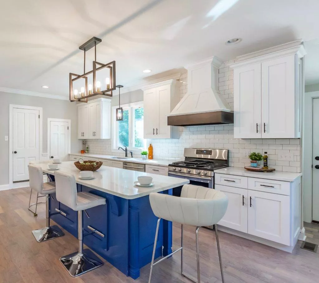 Alaska White Kitchen Cabinets 1