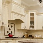 Lexington Ivory Kitchen Cabinets Hood