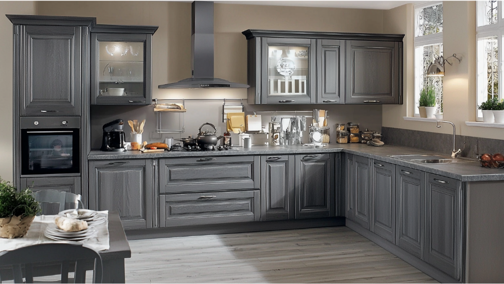 Gray Kitchen Cabinets In The Kitchen