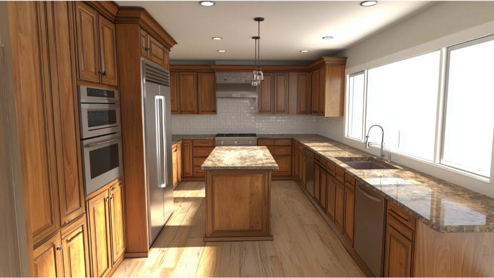 Brown Kitchen Cabinets