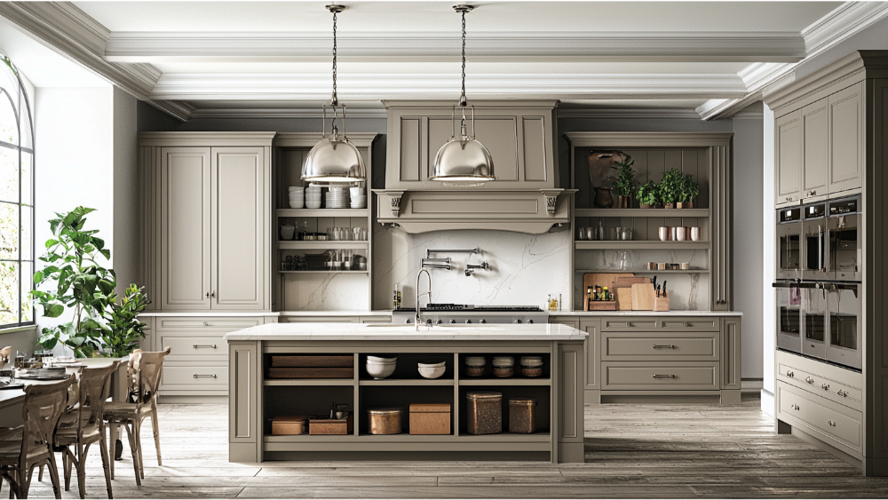 How Tall Are Kitchen Cabinets? A Complete 2025 Size Guide Gray Kitchen Cabinets