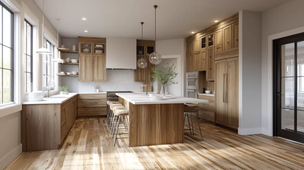 Kitchen Cabinet And Wood Floor Combinations: 15 Inspiring Ideas For A Cohesive Look Kitchen Cabinet And Wood Floor Combinations