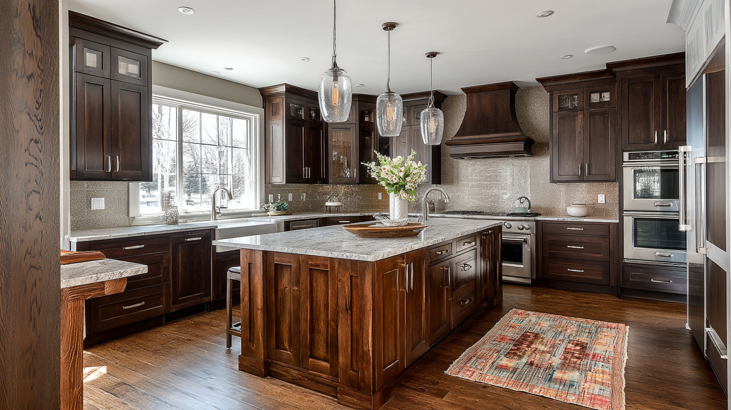 How To Clean Wood Kitchen Cabinets Without Damaging The Wood Contentcreationteamkova Dark Stained Oak Cabinets In A Warm Ton B4016D70 D86F 493A B0D1 Eedf304835B5