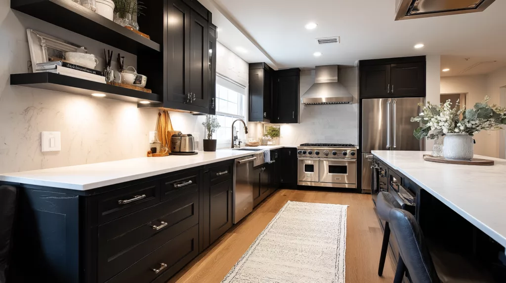 Black Kitchen Cabinets Ideas That Elevate Your Home In 2025 Black Kitchen Cabinets Ideas