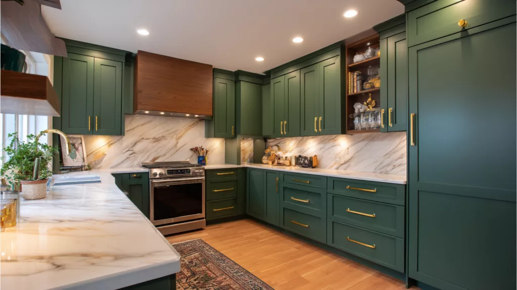Green Kitchen Cabinet Ideas That Will Instantly Elevate Your Space In 2025 Green Kitchen Cabinet Ideas