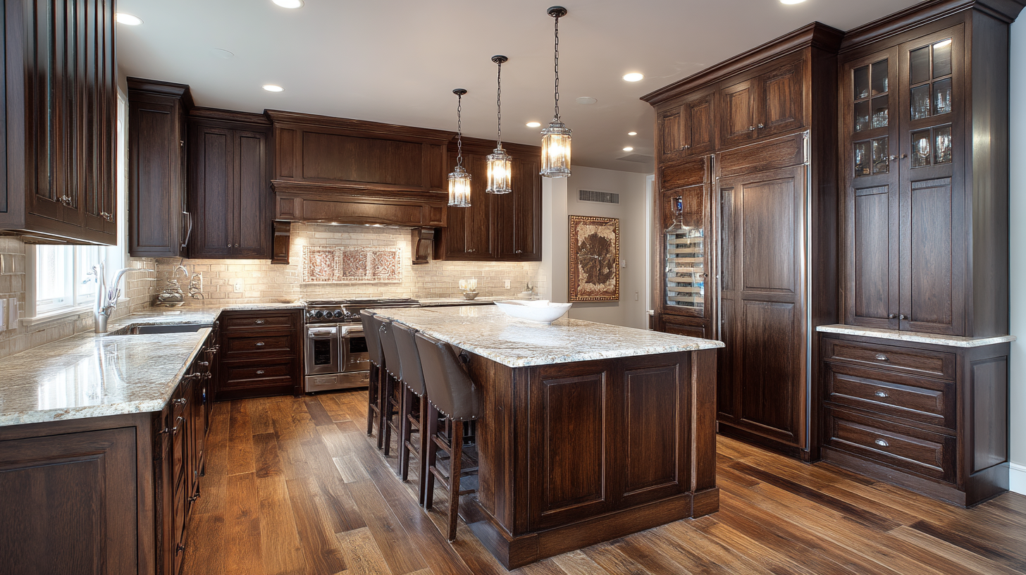 Contentcreationteamkova Dark Stained Oak Cabinets In A Warm Ton 7E045F18 983E 4921 B8D3 8A17F08Afbd2