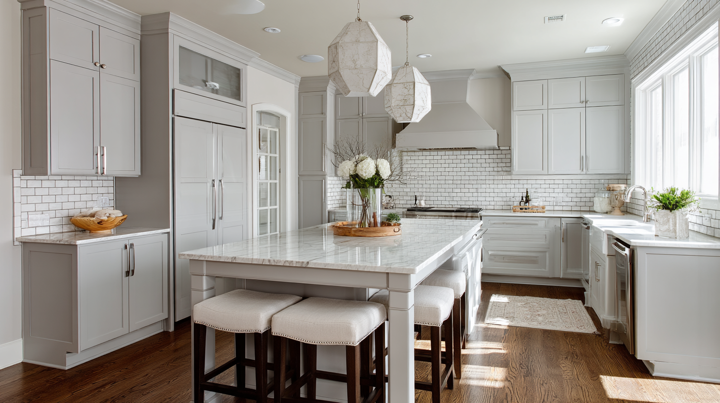 Contentcreationteamkova Gray Shaker Cabinets In A Transitional 99D015A0 Ac09 4071 A338 05D2B7115D4C