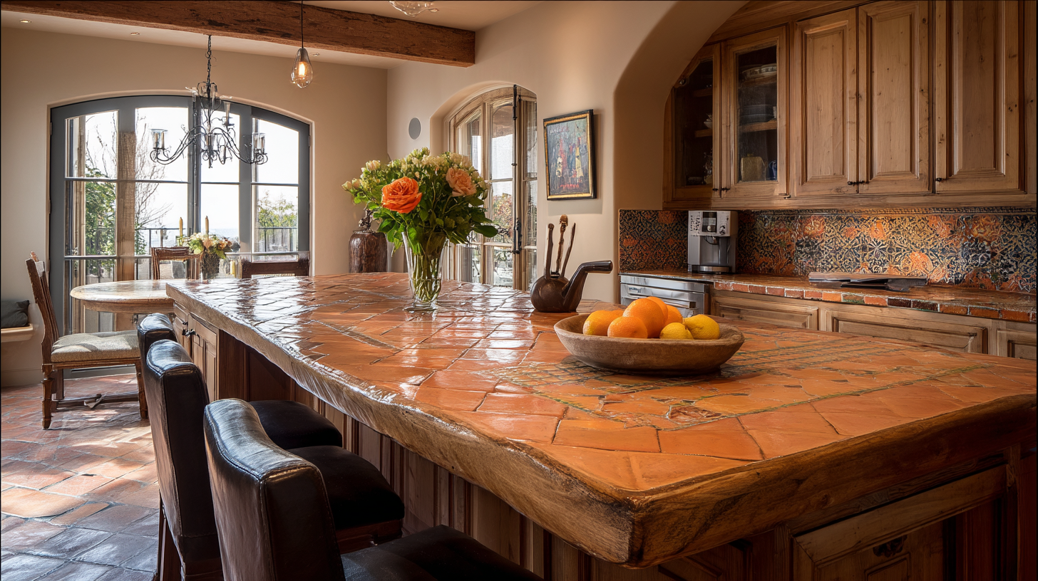 Contentcreationteamkova Kitchen Island Featuring Terracotta Til D42D1819 Eaa8 4831 8Af5 F9A63A520Bd2