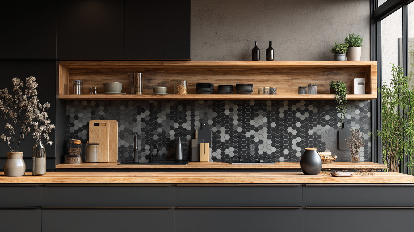 Contentcreationteamkova Matte Black Kitchen Cabinets With Natur Ea3Ae610 3A6E 4C47 8Bde C55A785C796B