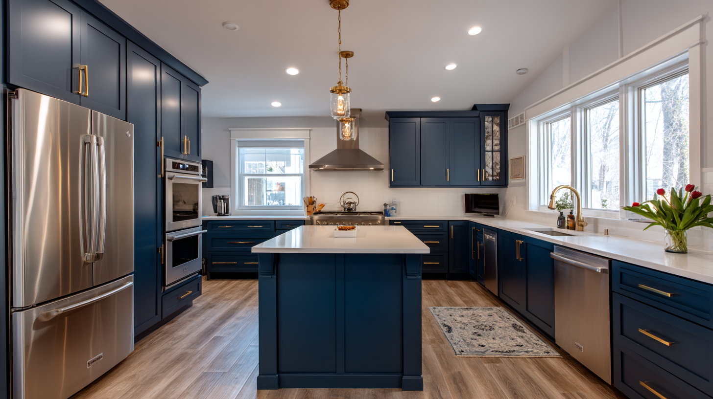 Contentcreationteamkova Navy Blue Shaker Style Cabinets In Mode 8Cc03Db9 E5D6 4780 Afe1 B9F391A5709A